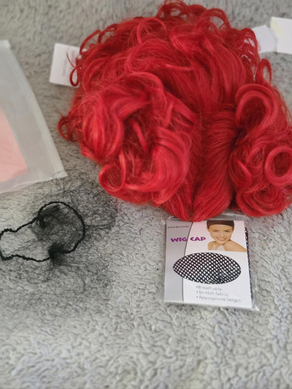 Red Queen Wig Women Two Buns Heat Resistant Synthetic Hair - Picture 14 of 14